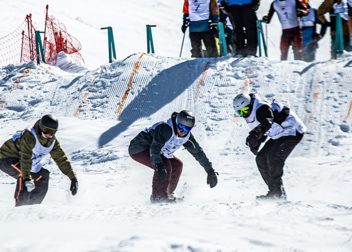 Herausfordernde Bedingungen bei DHM Snowboard & Freeski 2023