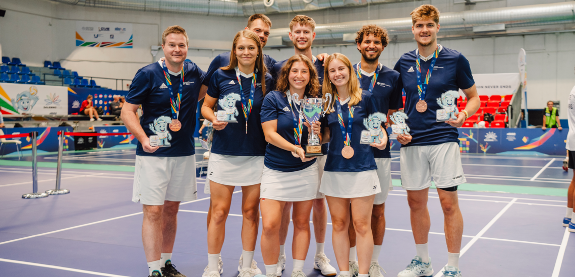 EUSA Games 2026: Bronze für WG Köln im Badminton & Handball mit drei Teams im Viertelfinale