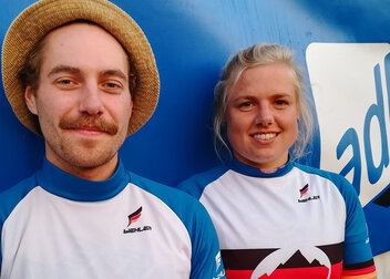 Seemann und Wünsche Deutsche Hochschulmeister MTB Enduro