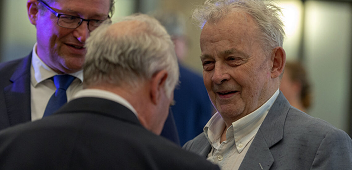 Prof. Tröger beim Parlamentarischen Abend des Hochschulsports 2018 (Foto: Bernd Wannemacher)