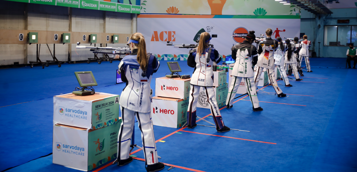 Vier deutsche Bronzemedaillen bei WUC Sportschießen 2024 in Indien