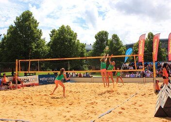 DHM Beachvolleyball 2018 im Rahmen des Bayreuther „Summer Feelings“
