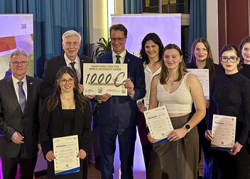 Team Studi beim felix award ausgezeichnet