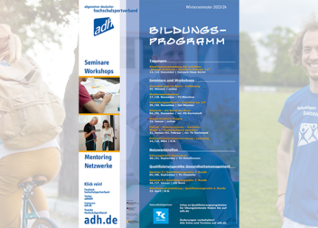 adh-Bildungsprogramm für das Wintersemester 2023/24