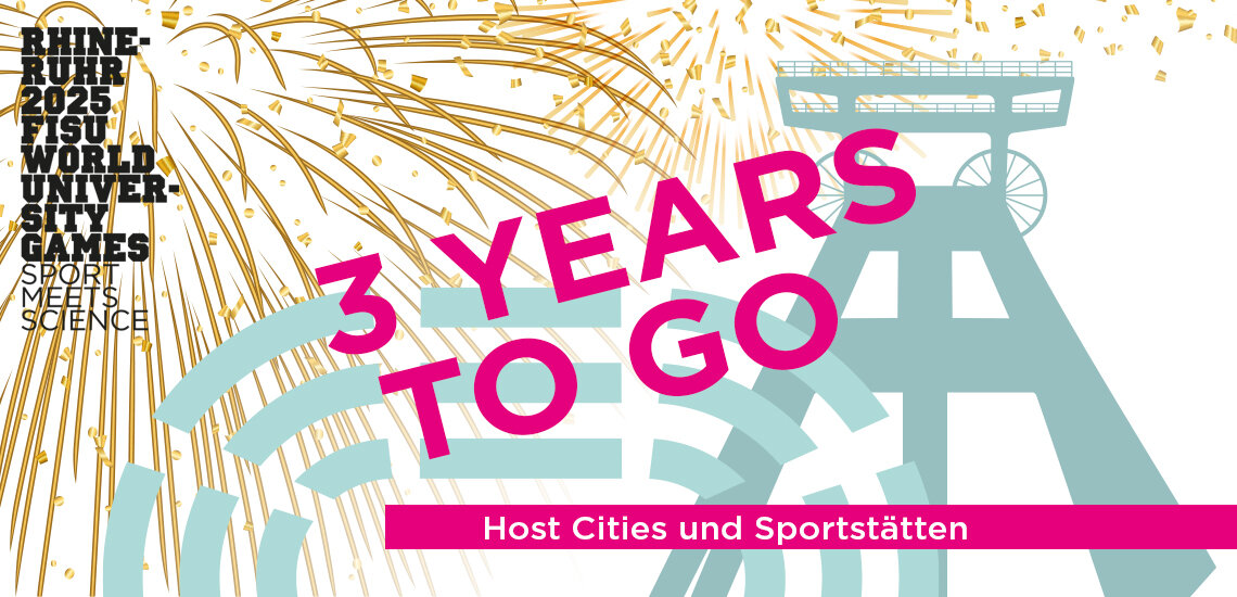 3 Years to GO! Host Cities und Sportstätten 