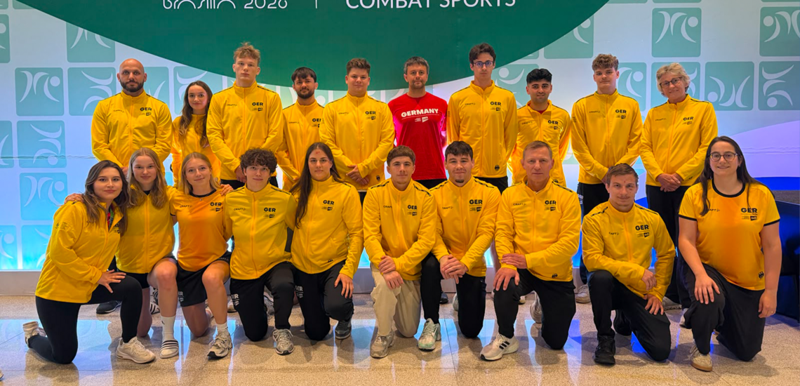 Team Studi nimmt drei Medaillen von WUC Combat Sports 2026 mit aus Brasilia