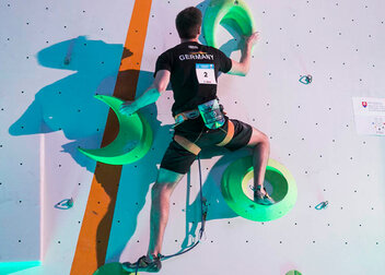 Bronzemedaille für Ruben Firnenburg bei WUC Sportklettern