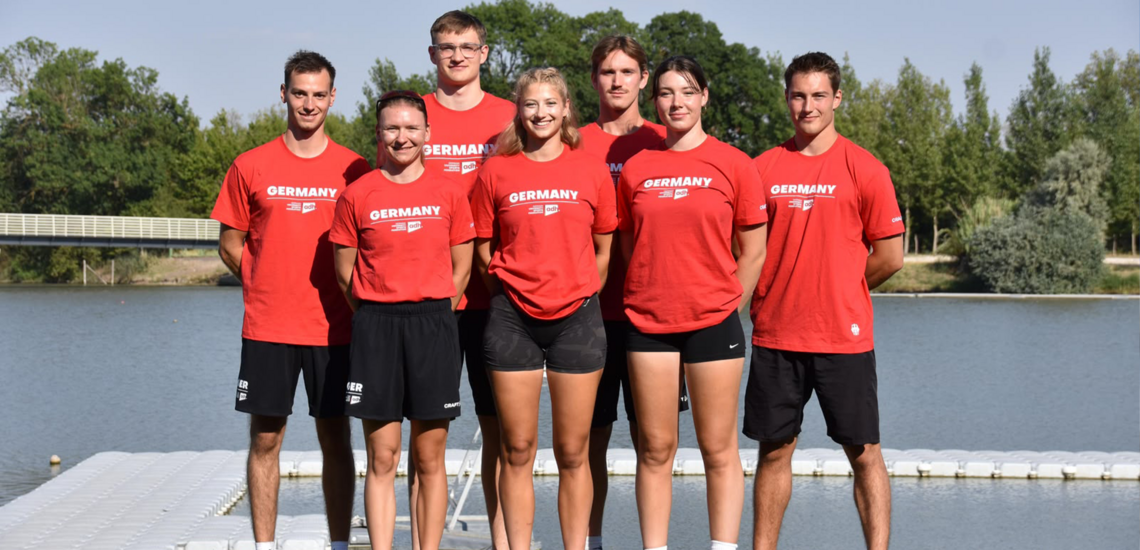 Sieben deutsche Studierende bei der WUC Kanurennsport 2026