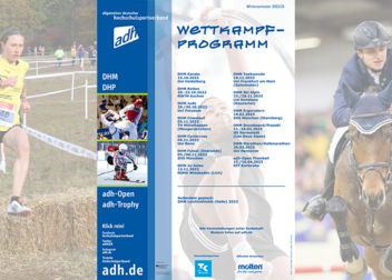 Wettkampfprogramm für das Wintersemester 2022/23 ist online