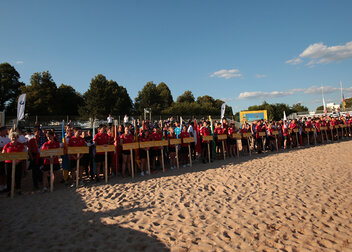 9. Studi-WM Beachvolleyball feierlich eröffnet