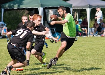 Die besten Flagfootball-Teams spielen in Trier um die adh-Open