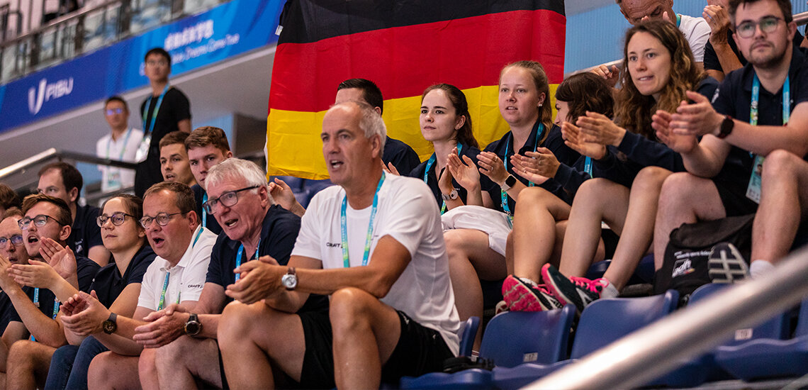 Erfolge und gute Stimmung im deutschen Team; Foto: Arndt Falter