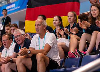 Erfolge und gute Stimmung im deutschen Team; Foto: Arndt Falter