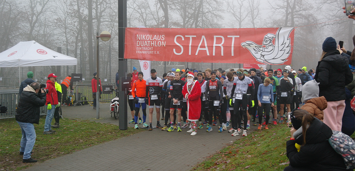 adh-Open Cross Duathlon 2023 sorgt für Spannung im Nebel