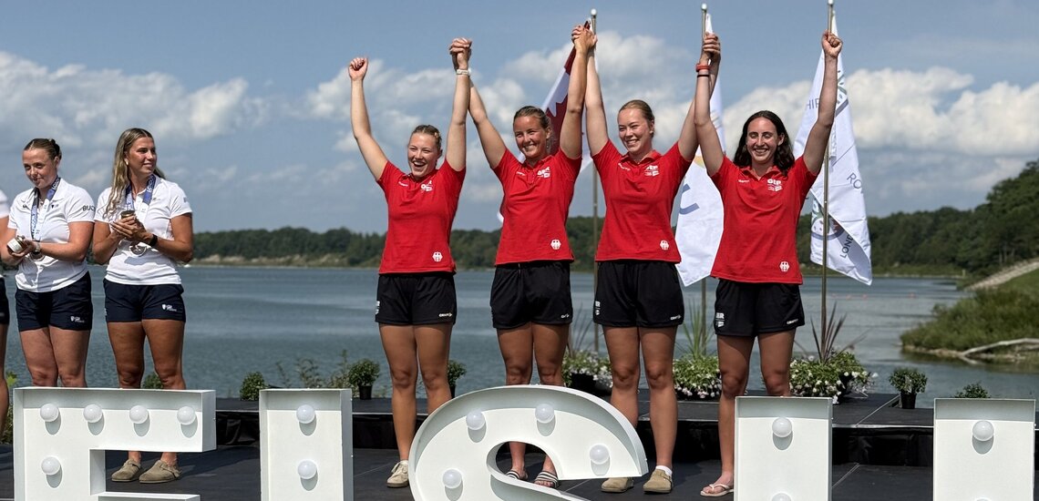 Fünf Medaillen, elf A-Finals: Team Studi stark bei WUC Rudern 