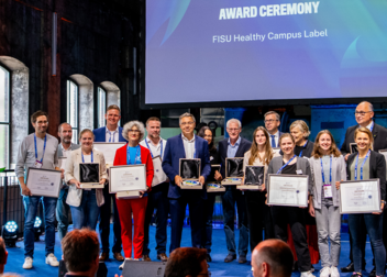 FISU World Conference: Neun deutsche Hochschulen mit dem Healthy Campus Label ausgezeichnet