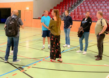 FISU delegates pleased with Rhine-Ruhr 2025 badminton venue Westenergie sports hall