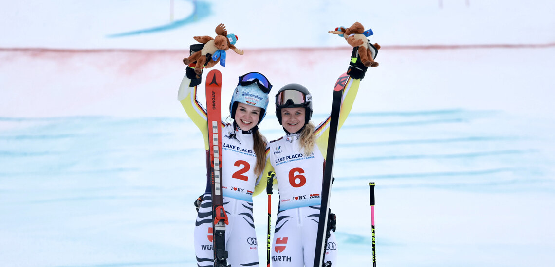 Fabiana Dorigo und Leonie Flötgen; Foto: Arndt Falter