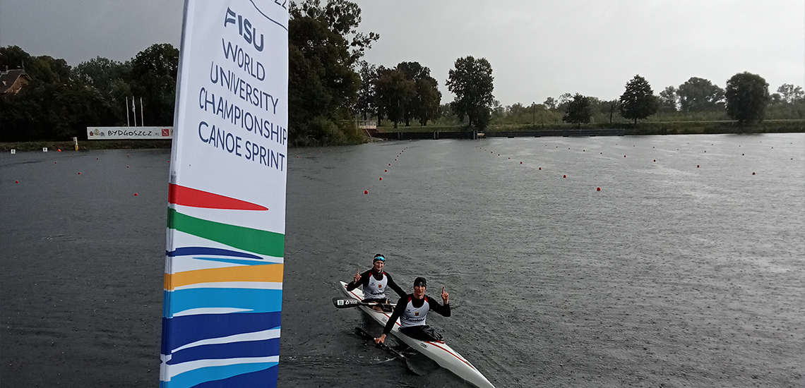Drei Medaillen bei WUC Kanusprint in Bydgoszcz (POL)