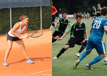 Online-Anmeldung für Rundenspiele Fußball und Tennis
