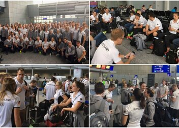 Abflug zur Sommer-Universiade nach Taipeh