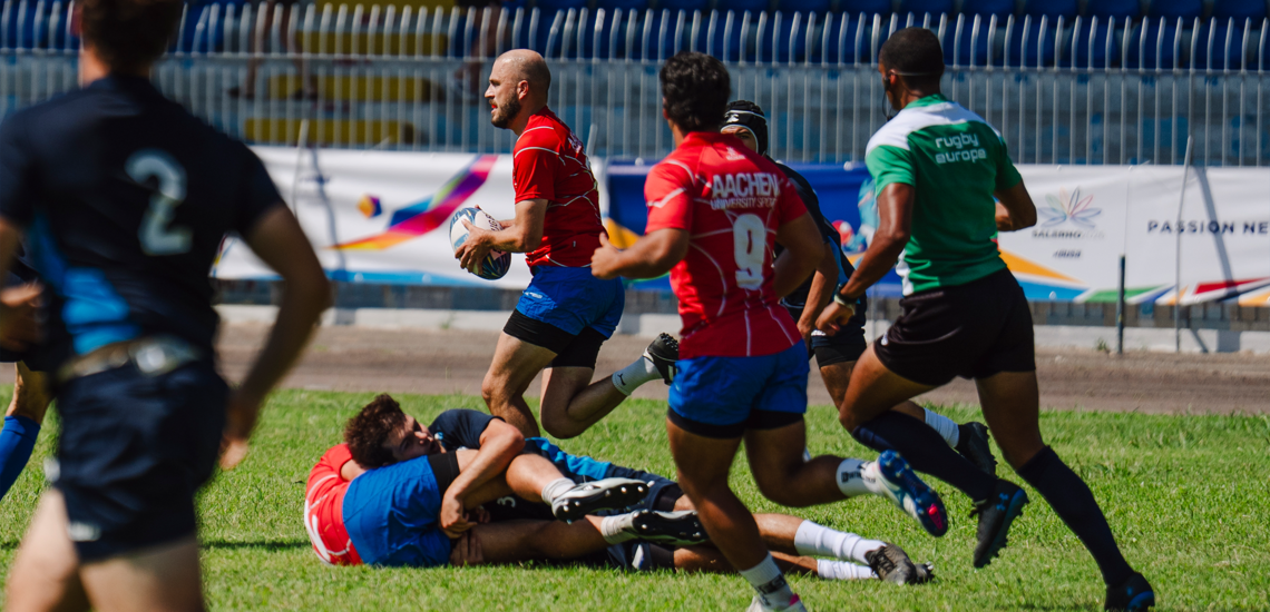 EUSA Games 2026: Halbfinals in Fußball und Tennis – WG Aachen wird Fünfter im Rugby 7s