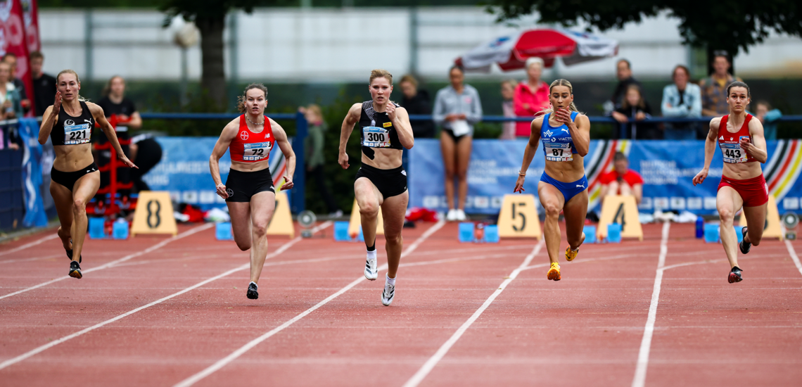 Spannende Wettkämpfe bei der DHM Leichtathletik im Sportpark Duisburg-Wedau