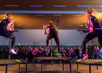 Jumping-Party an der Uni Potsdam