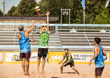 Durchwachsener Start für das Beachvolleyball-Team der Deutschen Studierenden-Nationalmannschaft