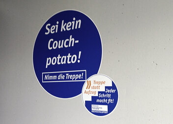Aktionstag im Rahmen der Kampagne „Treppe statt Aufzug“