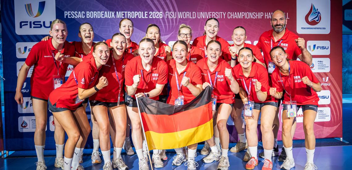 WUC Handball 2026: Team Studi stellt sich enormer Hitze und wird Achter
