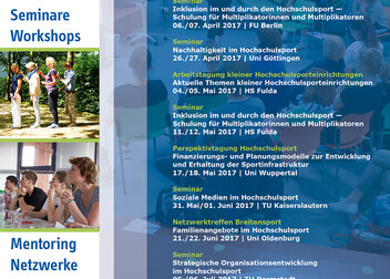 Bildungsprogramm Sommersemester 2017