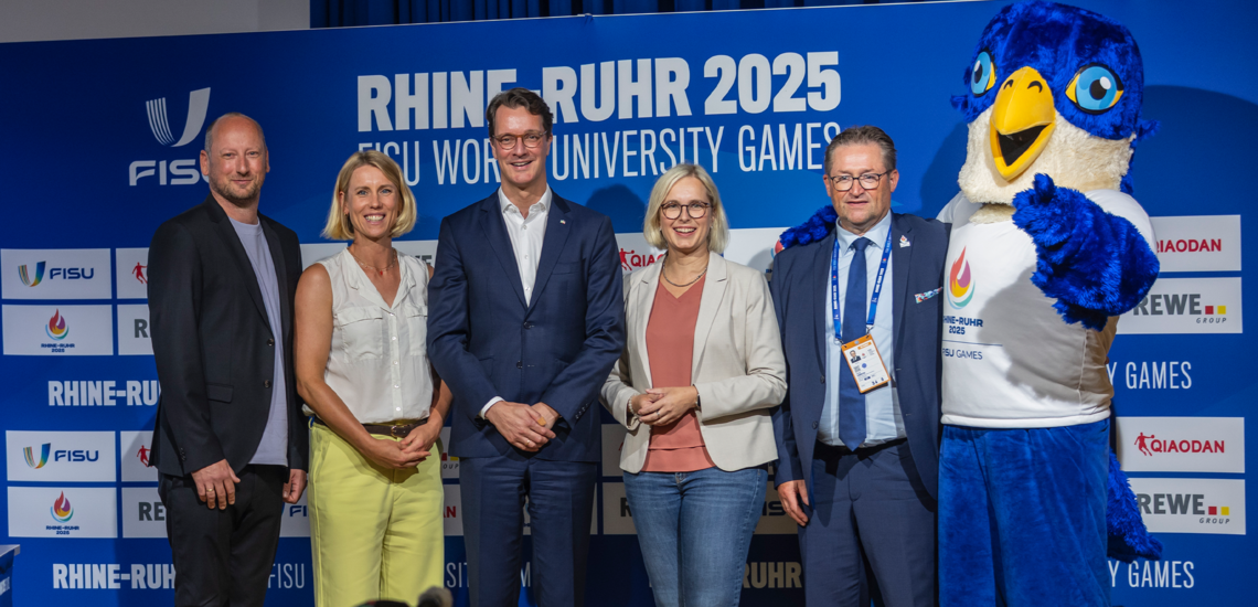 Spitzensport auf höchstem Niveau - Rhine-Ruhr 2025 FISU World University Games mit offizieller Eröffnungspressekonferenz	