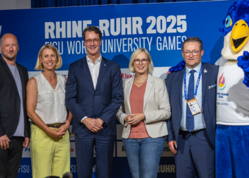 Spitzensport auf höchstem Niveau - Rhine-Ruhr 2025 FISU World University Games mit offizieller Eröffnungspressekonferenz	