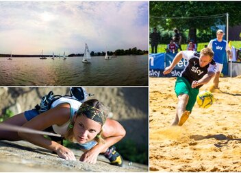 Jetzt schnell anmelden für adh-Trophy Segeln sowie adh-Open Beachsoccer und Bouldern!