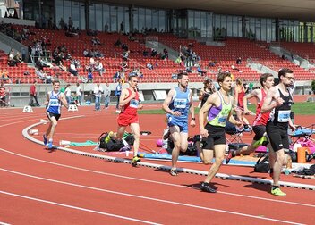 Der Startschuss zur DHM Leichtathletik in Schwäbisch Gmünd kann fallen