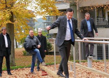 Universität des Saarlandes eröffnet Bewegungsparcours