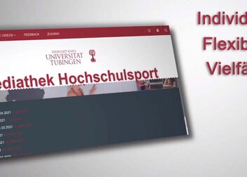 Neu im Programm des Tübinger Hochschulsports: Die HSP-Mediathek