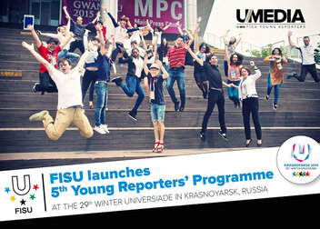 „Young Reporters‘ Programme“ der FISU – Jetzt bewerben!