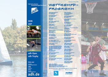 adh-Wettkampfplakat für das Sommersemester 2022 ist online