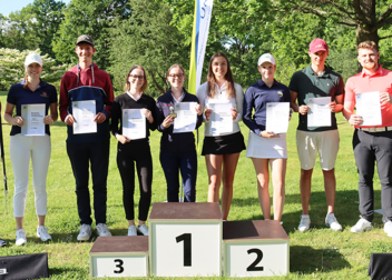 Windige Bedingungen bei der DHM Golf 2022 an der FU Berlin