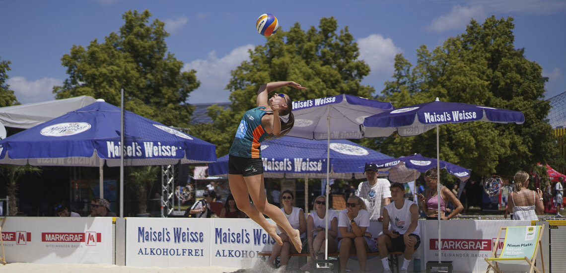 Favoriten stürzen, Bayern jubelt: DHM Beachvolleyball begeistert in Bayreuth