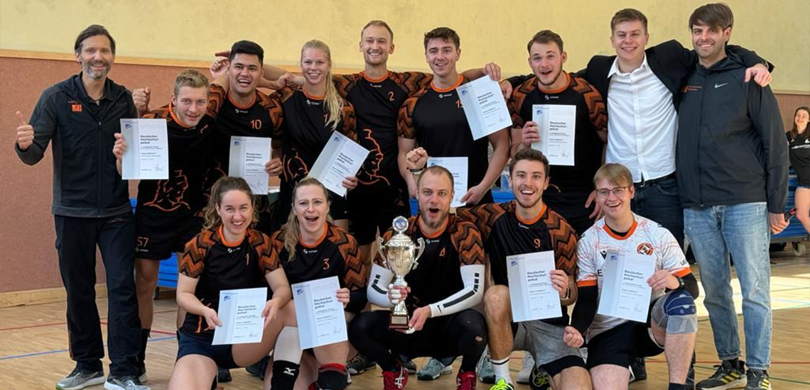 Uni BW München gewinnt Deutschen Hochschulpokal Volleyball 2023