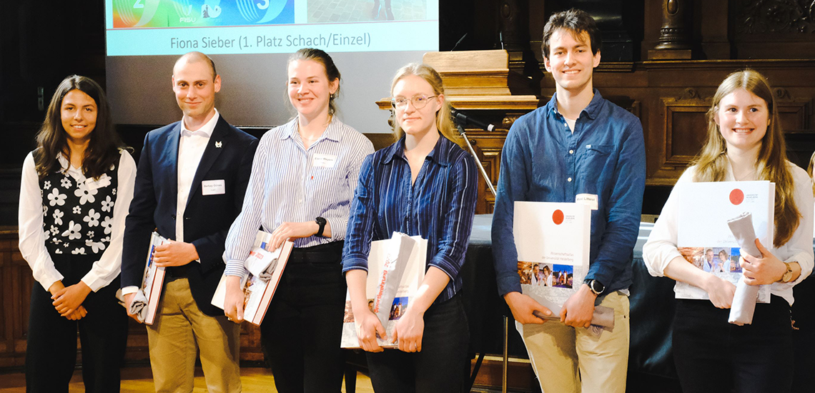 Sportlerehrung an der Universität Heidelberg