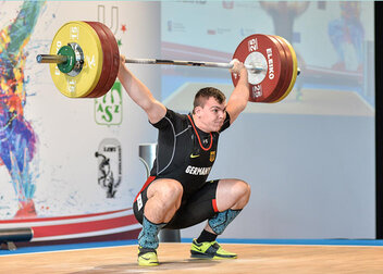 Gold für Björn Günther bei der WUC Gewichtheben