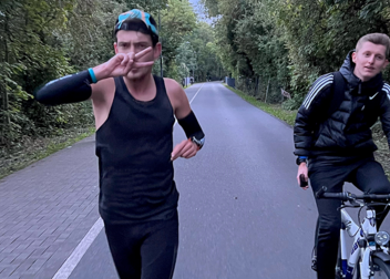 Mit Fahrradbegleitung und Musik zum Sieg beim 3. adh-Hochschullauf 2022 