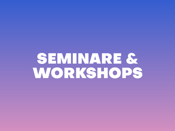 Link zur Seite Seminare/Workshops